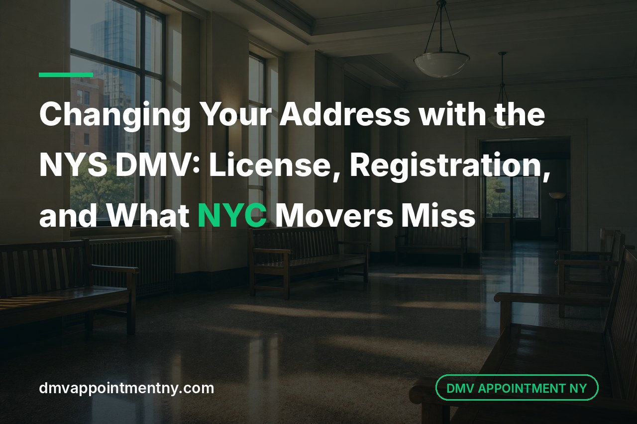 Changing Your Address with the NYS DMV: License, Registration, and What NYC Movers Miss